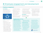 Employee engagement and development
