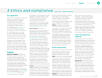 Ethics and compliance
