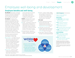 Employee well-being and development