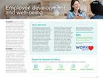 Employee development and well-being