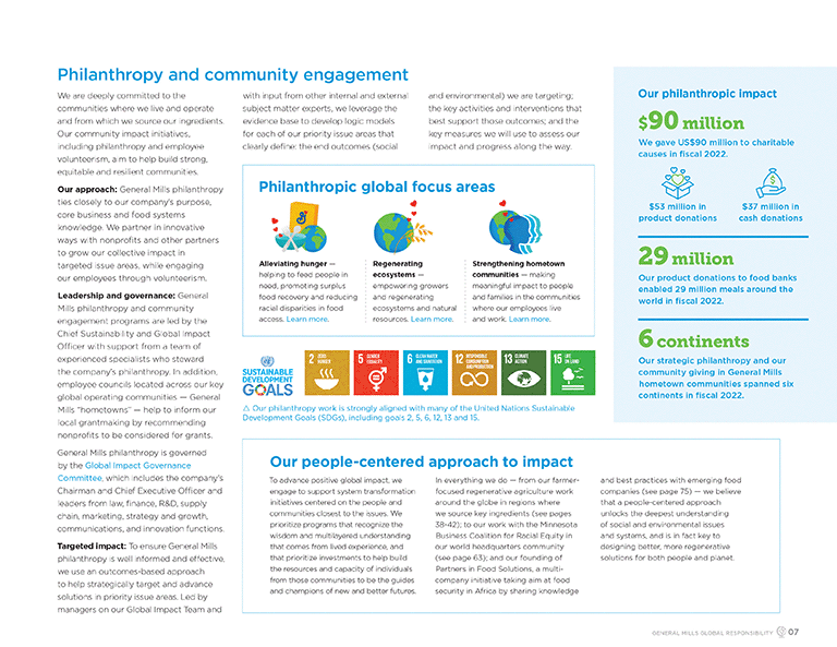 General Mills, Inc. 2023 Global Responsibility Report